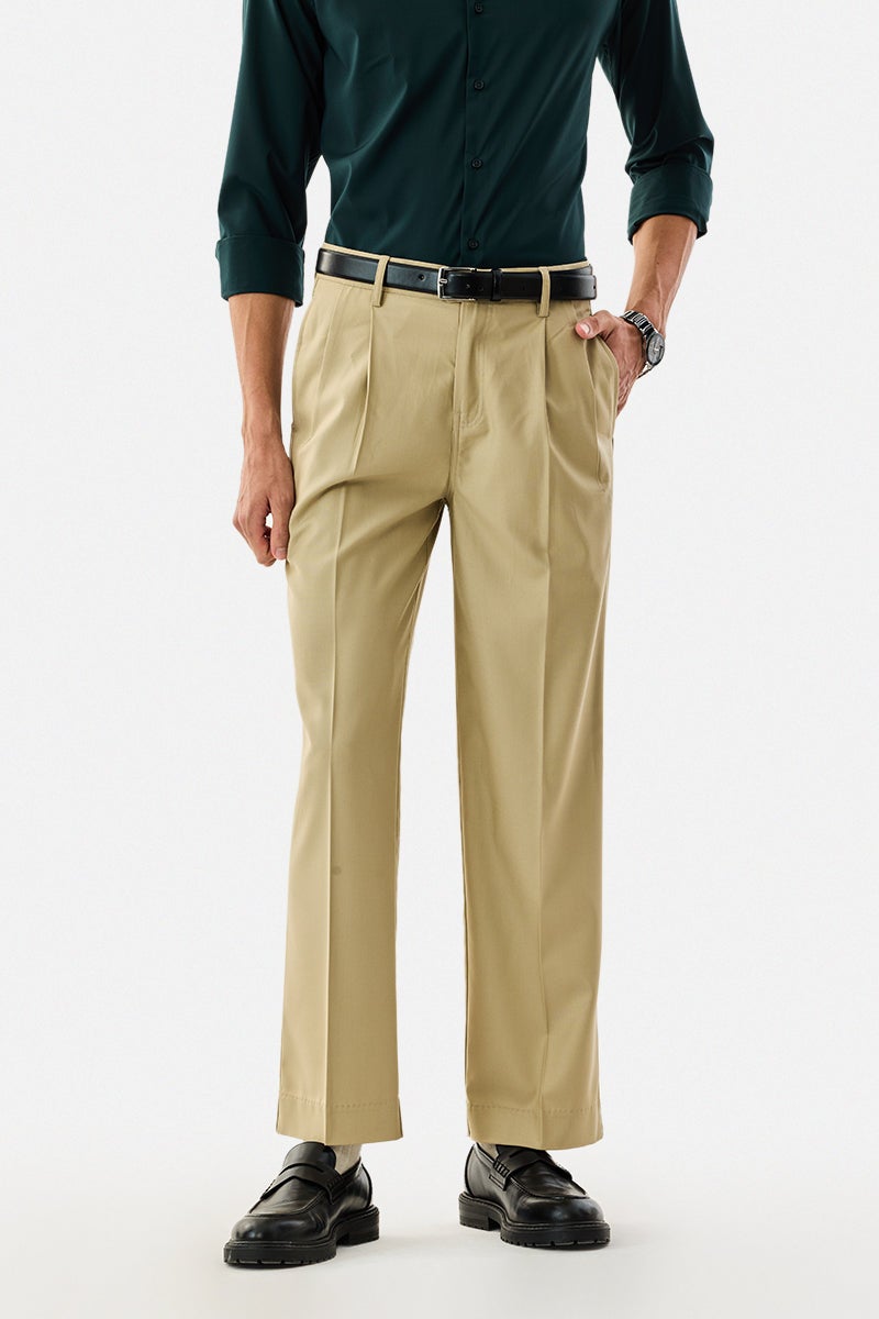 SNITCH Relaxed Fit Pleated Trousers - Image 1